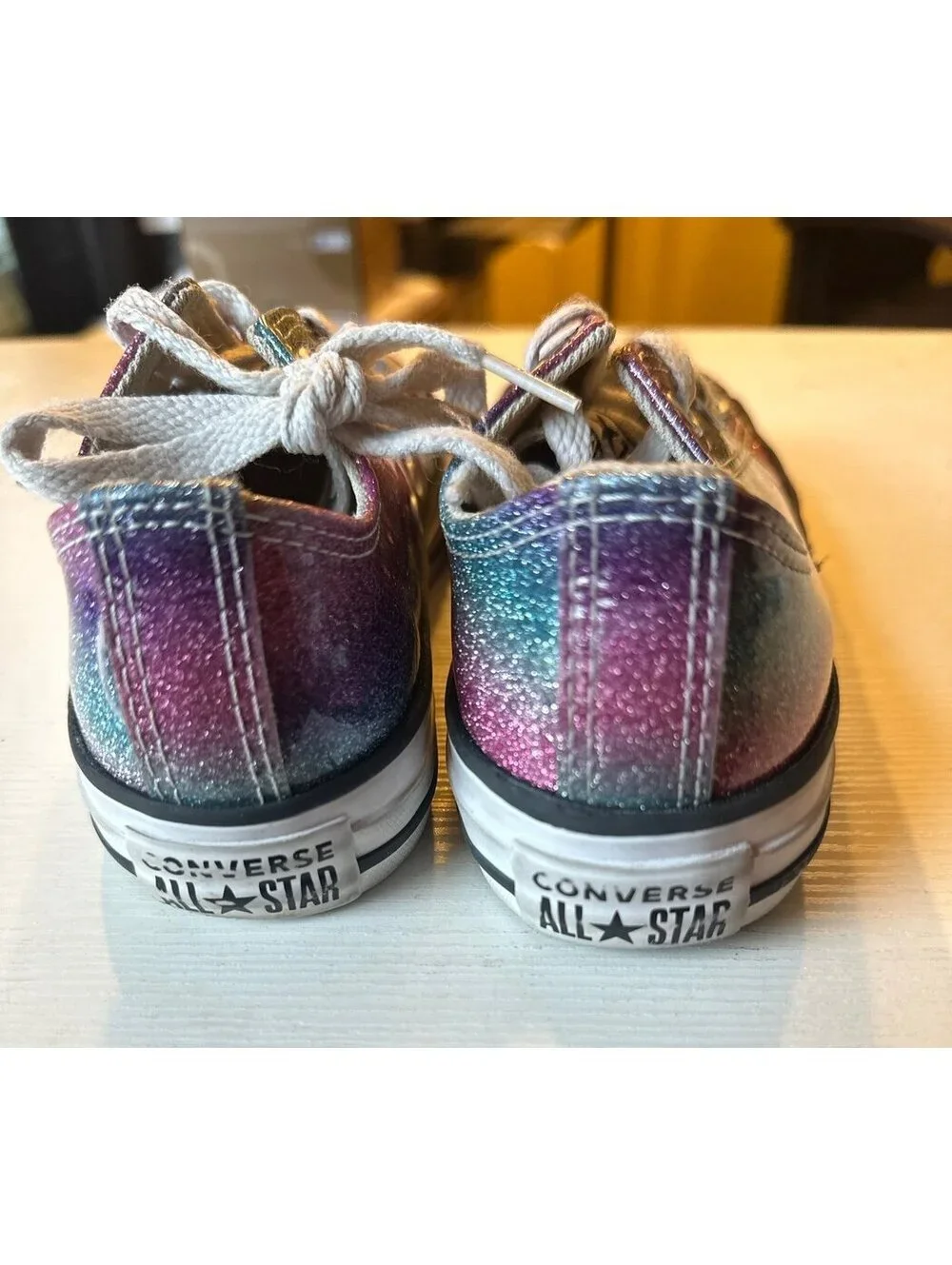 All Star converse glitter size 1